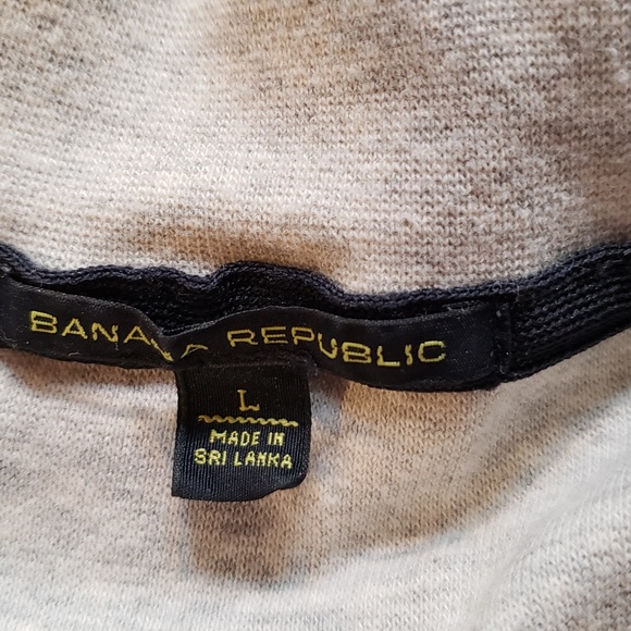 Banana Republic Half-Zip Sweatshirt Size L - Picture 2 of 2